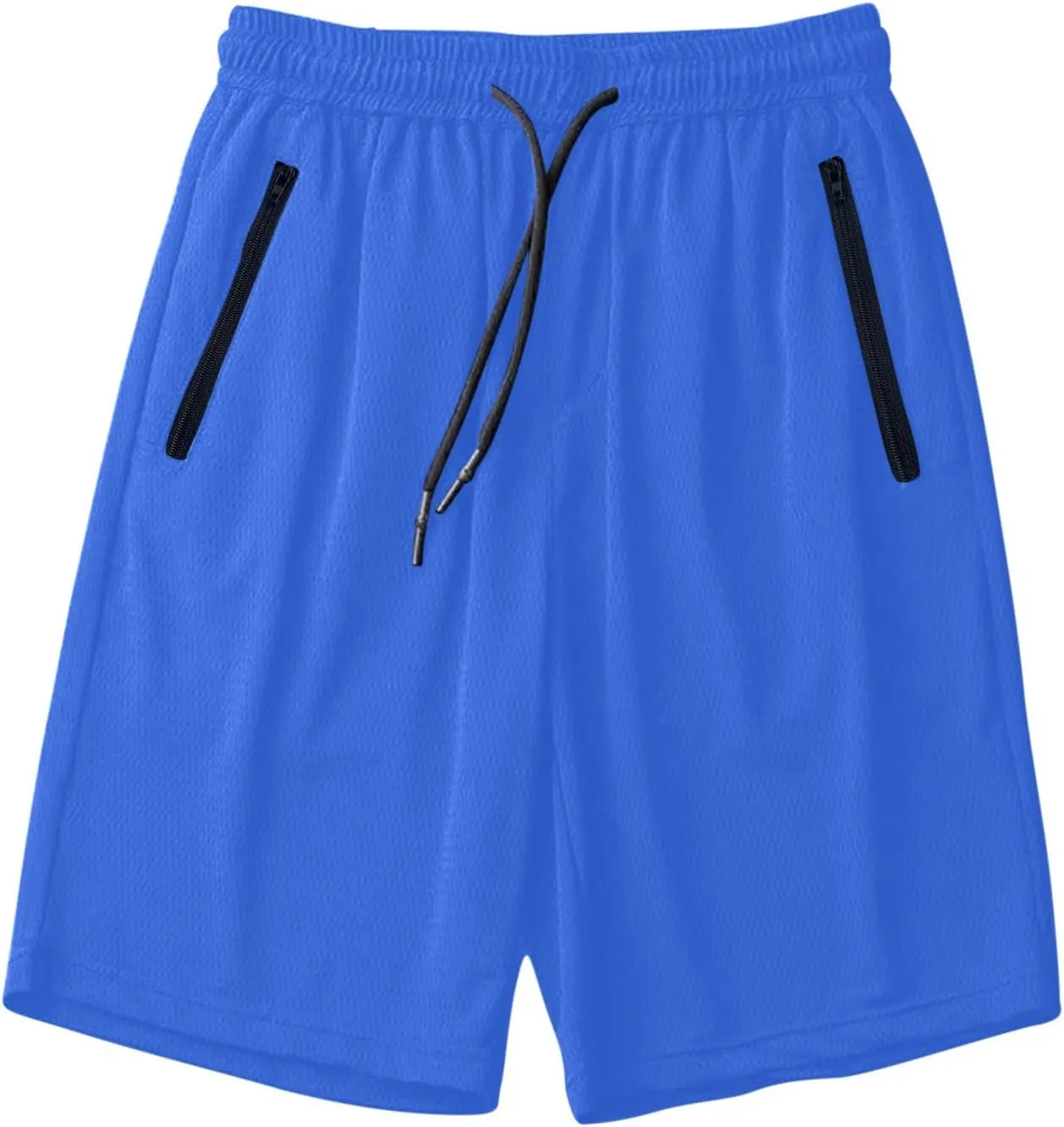 Big and Tall Shorts for Men Casual Breathable Mesh Quick Dry Solid Athletic Short Drawstring Elastic Waist Pants
