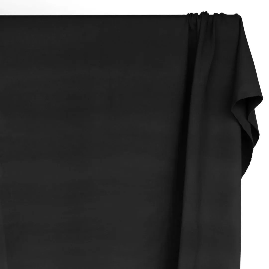 Deadstock Activewear 1x1 Rib Knit - Black