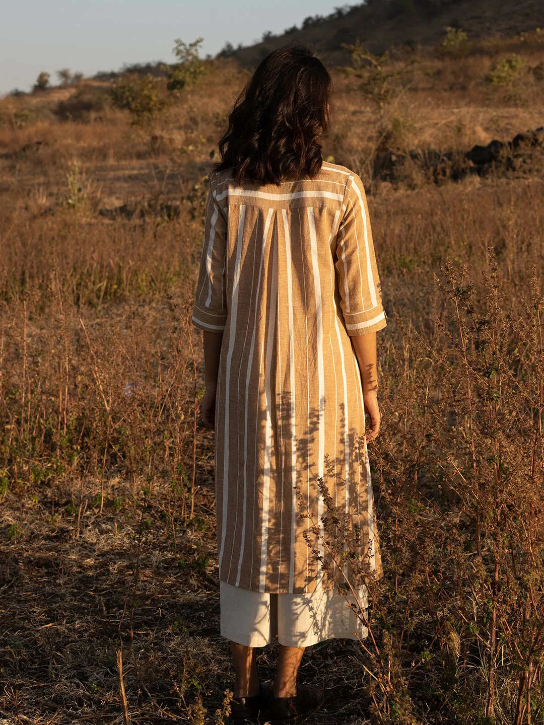 Dry Grass Kurta Set