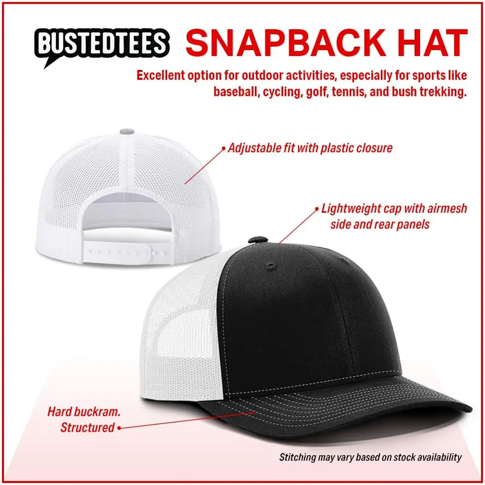 Falcon Outline Back Mesh Hat Casual Wear - Baseball Cap for Mens & Womens Breathable Mesh Adjustable Snapback Strap