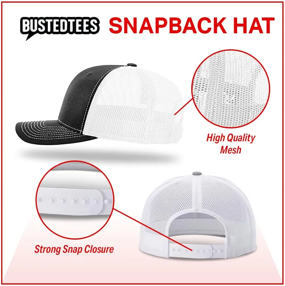 Falcon Outline Back Mesh Hat Casual Wear - Baseball Cap for Mens & Womens Breathable Mesh Adjustable Snapback Strap