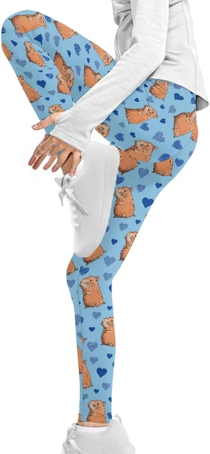 Girls Stretch Leggings Ankle Length 4-13 Years Kids