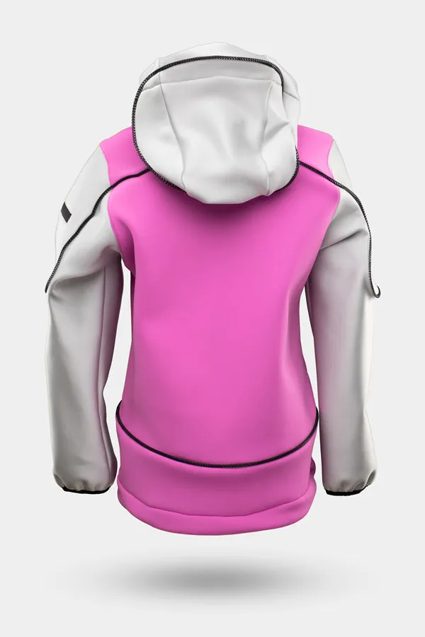 Halo LED Jacke - Softshell, pink