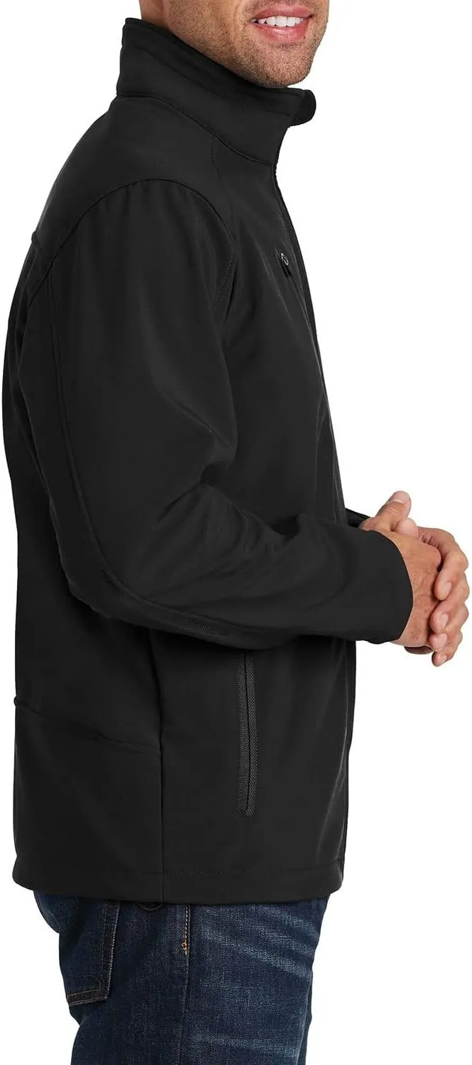 JustBlanks Mens Full-Zip Wind and Water Resistance Jackets Welded Soft Shell Jacket