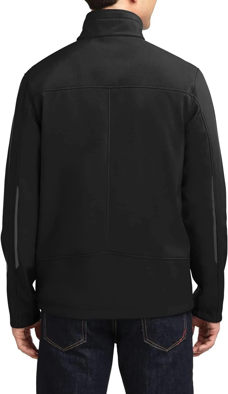 JustBlanks Mens Full-Zip Wind and Water Resistance Jackets Welded Soft Shell Jacket