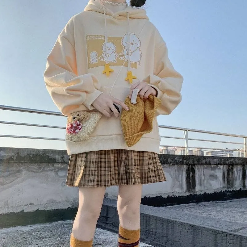 Kawaii Sweet Schoolgir Hoodies