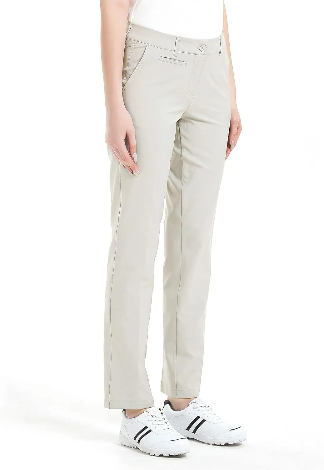 Lesmart Womens Pants Golf Stretch Lightweight Breathable Quick Dry Work Ladies Golf Pants with Pockets