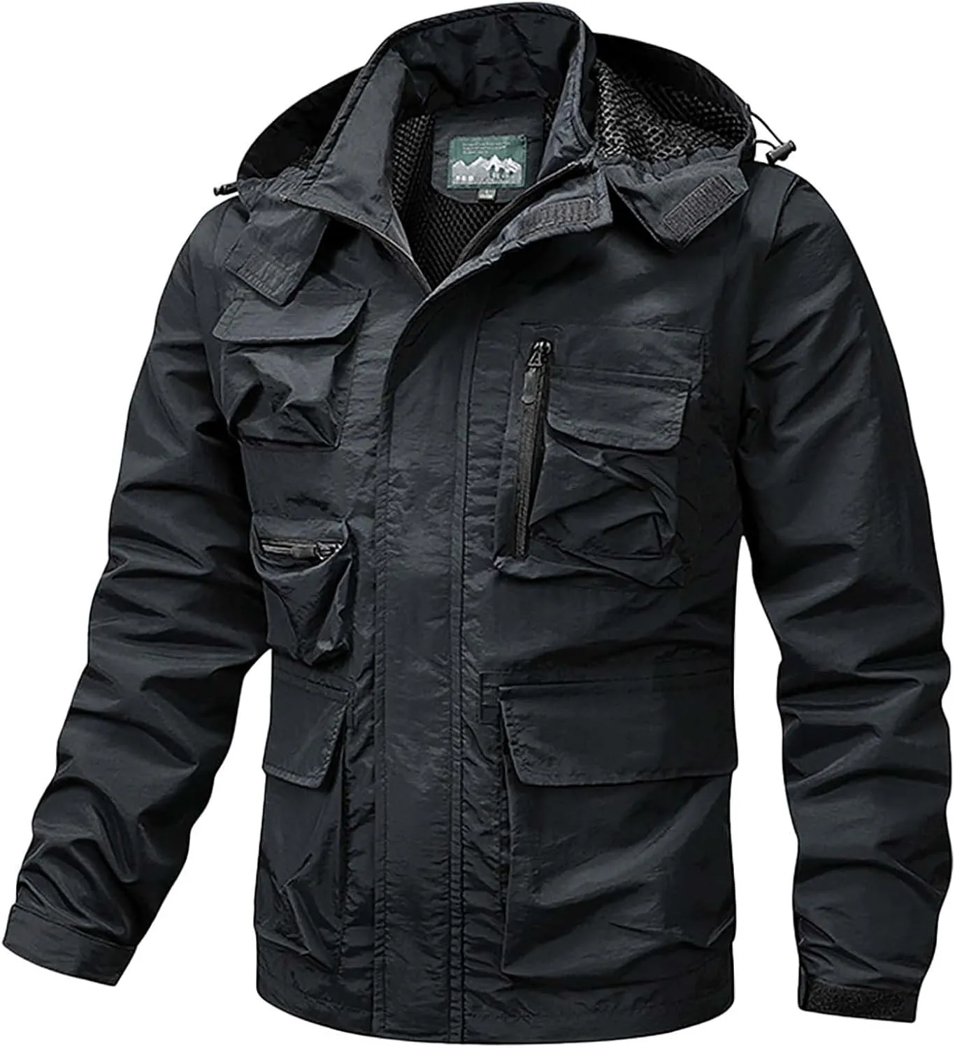 Men Clothes Casual Jacket Long Knee Length Coat Autumn and Winter Handsome Coat Long Sleeve T Shirt Men Dad Birthday