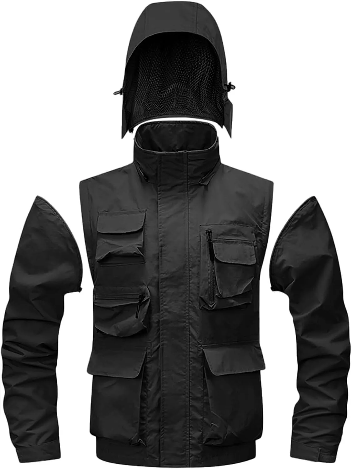 Men Clothes Casual Jacket Long Knee Length Coat Autumn and Winter Handsome Coat Long Sleeve T Shirt Men Dad Birthday