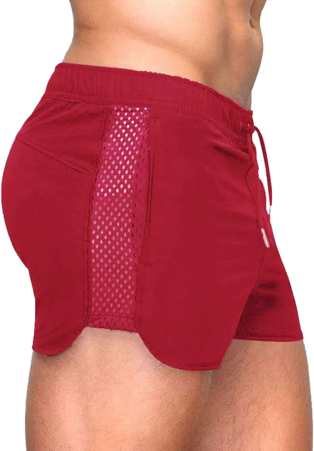 Men's Athletic Shorts, Mens Mesh Running Shorts Breathable Quick Dry Gym Athletic Workout Shorts for Men with Pockets