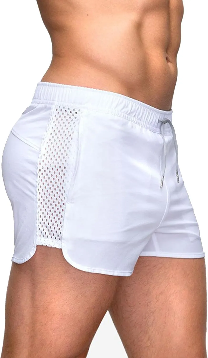 Men's Athletic Shorts, Mens Mesh Running Shorts Breathable Quick Dry Gym Athletic Workout Shorts for Men with Pockets