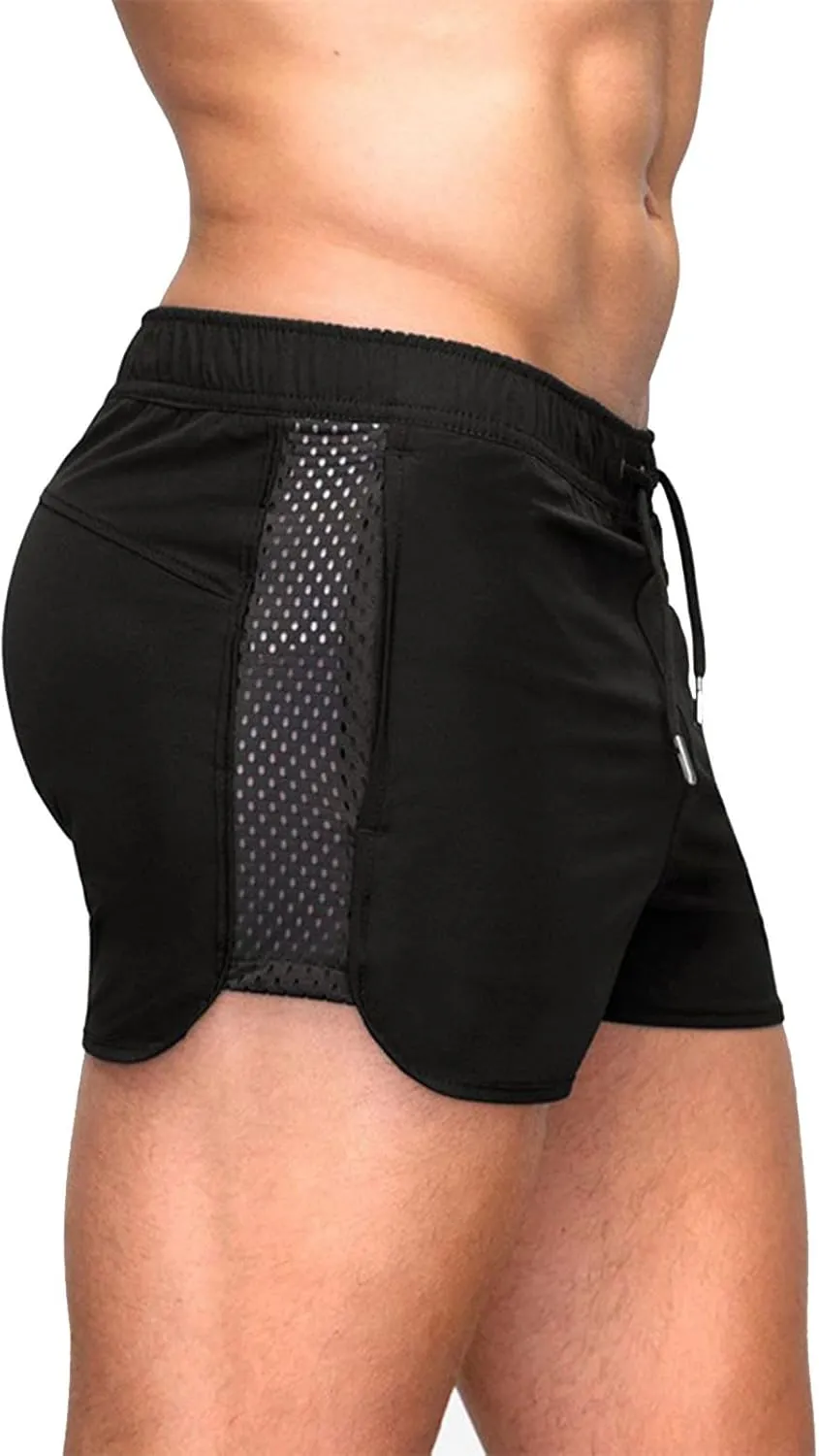Men's Athletic Shorts, Mens Mesh Running Shorts Breathable Quick Dry Gym Athletic Workout Shorts for Men with Pockets