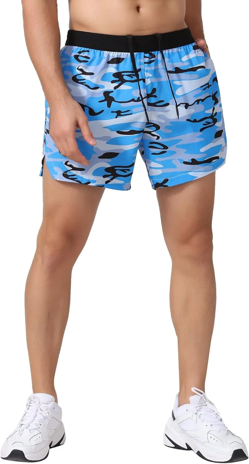 Men's Shorts, Men Sports Shorts with Pockets Tower Loop Quick Dry Basketball Running Cycling Fitness Shorts