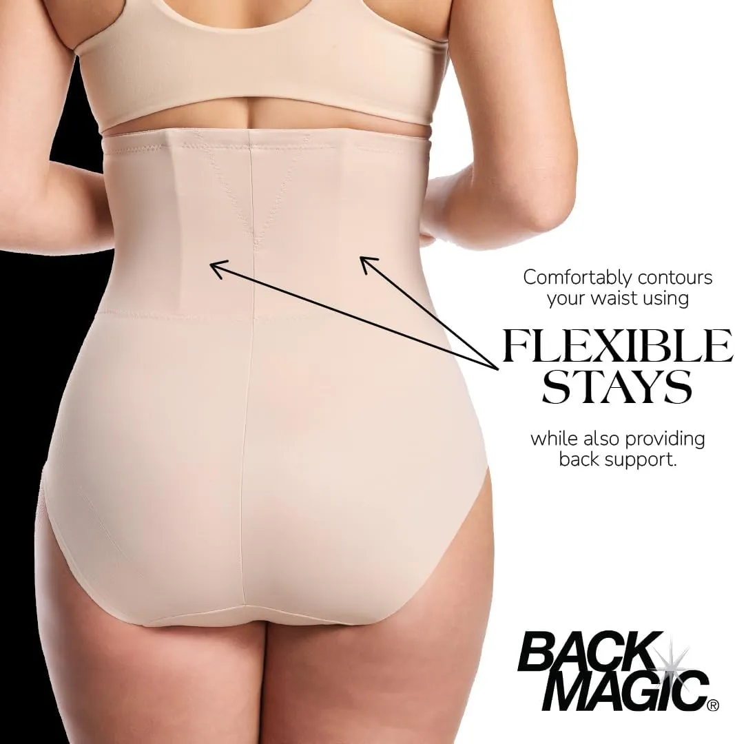 Naomi and Nicole Women's Back Magic Firm Control Hi Waist Thigh Slimmer Shapewear