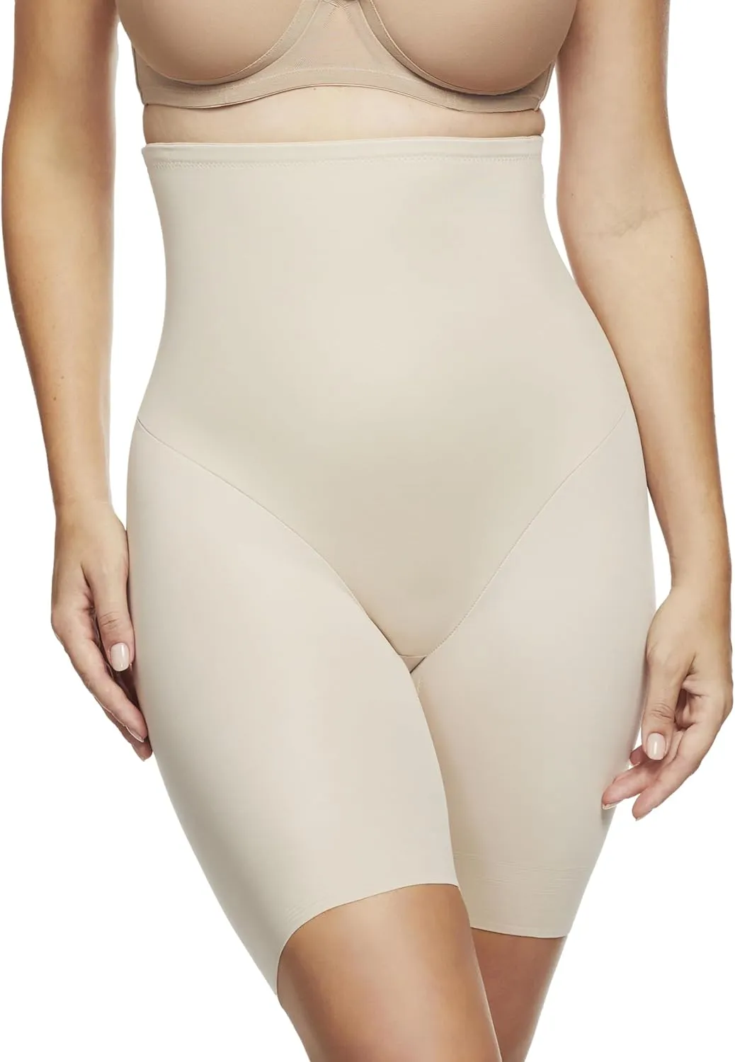 Naomi and Nicole Women's Back Magic Firm Control Hi Waist Thigh Slimmer Shapewear