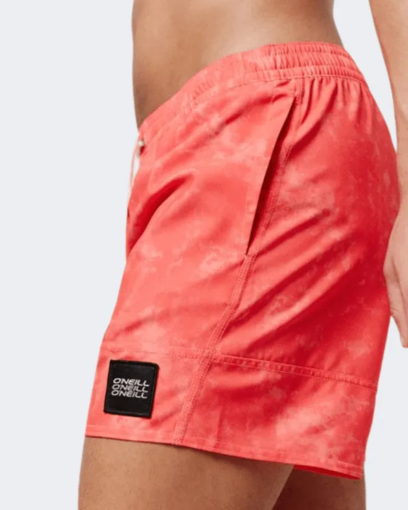 O&#39;Neill Textured Men Beach Swim Short Coral