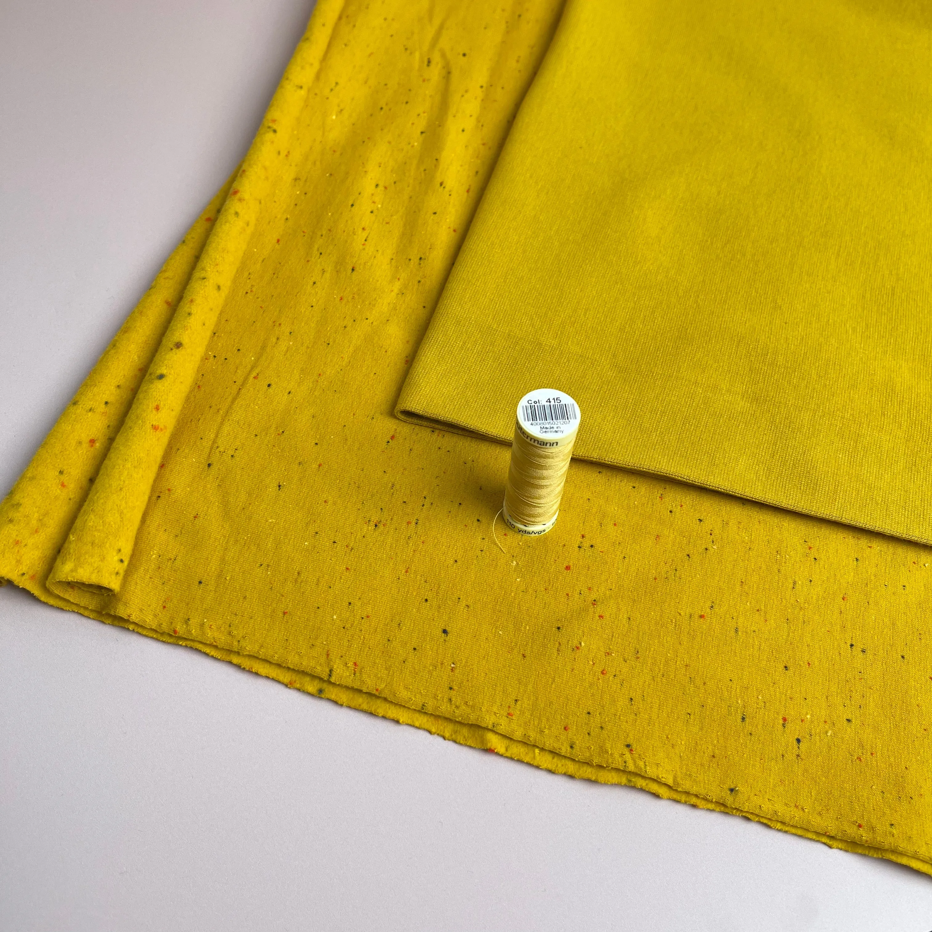 Ochre Organic Tubular Cuff Ribbing