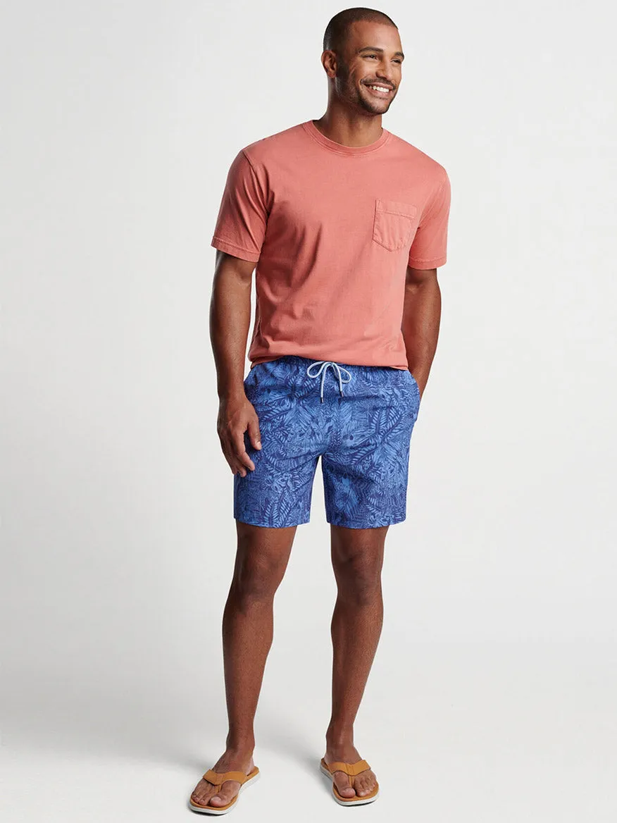 Peter Millar Tropicrazy Swim Trunk in Atlantic Blue