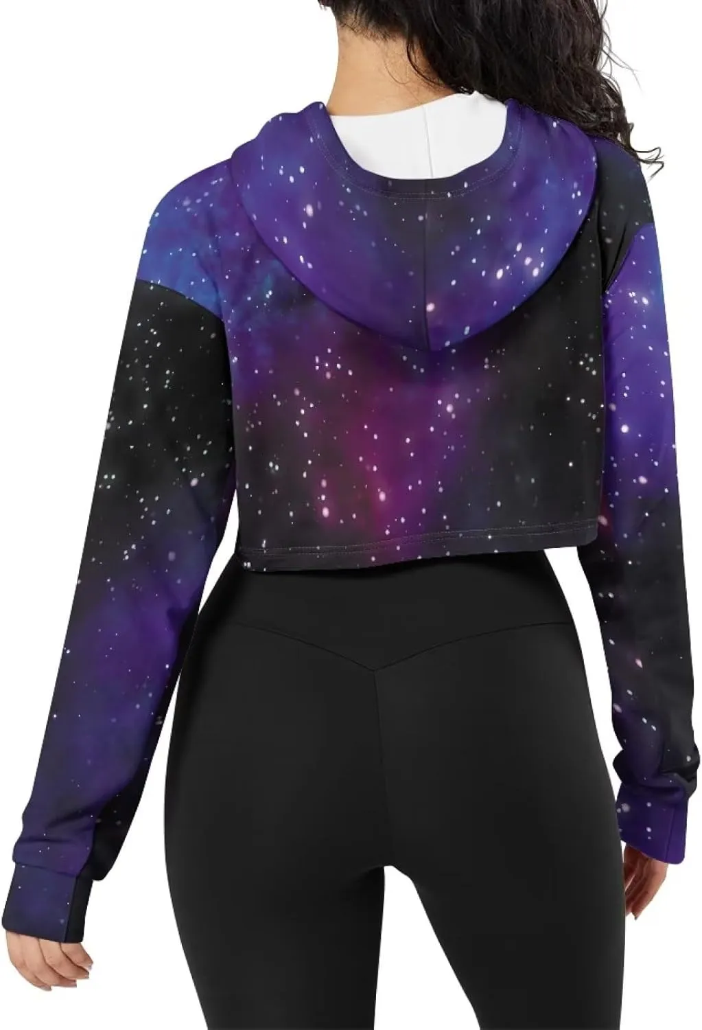 Short Hoodies Sweatshirts Fleece Hooded Pullover Tops Sweaters Casual Comfy Fall Fashion Outfits Clothes