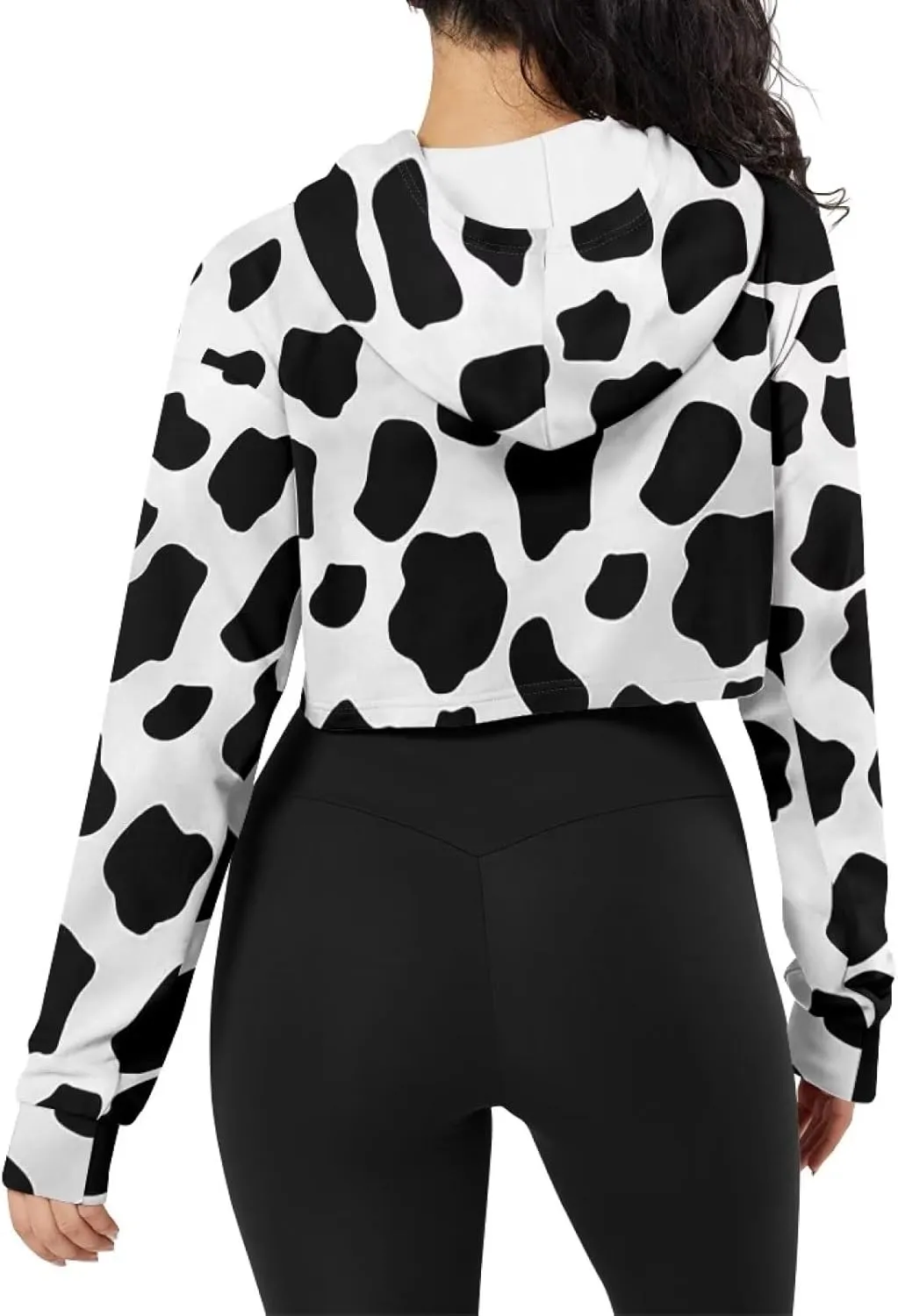 Short Hoodies Sweatshirts Fleece Hooded Pullover Tops Sweaters Casual Comfy Fall Fashion Outfits Clothes