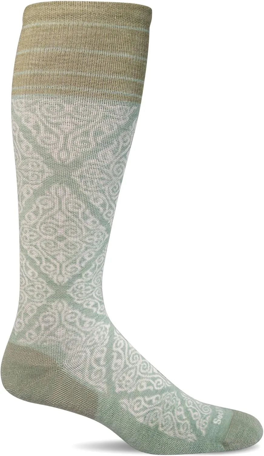 Sockwell Women's The Raj Firm Graduated Compression Sock, Celadon - M/L
