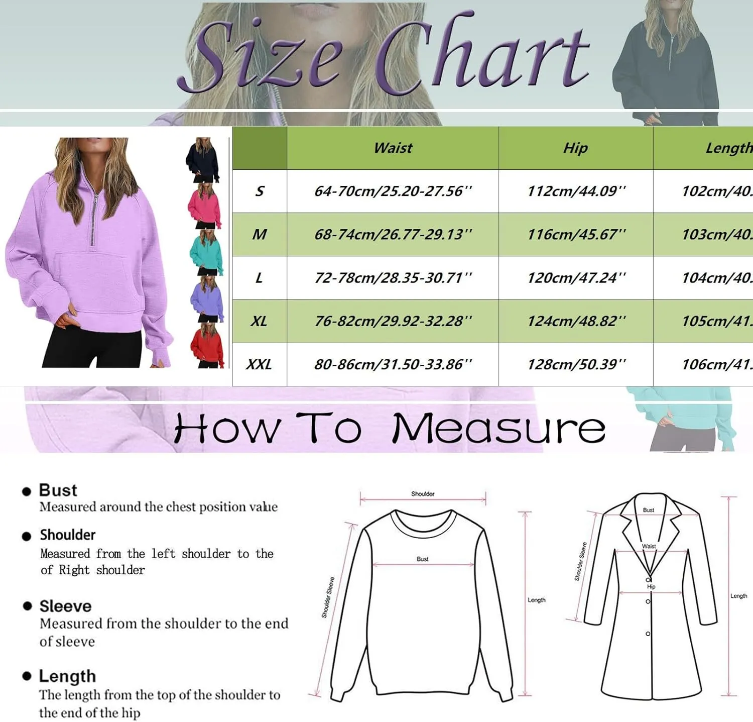 Zip Hoodie Womens Sweatshirts Half Zip Cropped Pullover Fleece Quarter Zipper Hoodies Fall Outfits Clothes